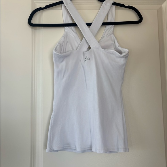 Alo Elevate Tank - White S - Picture 2 of 3